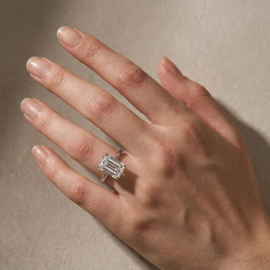 Emerald Cut Classic Engagement Ring