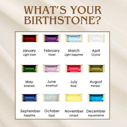 Heartline Birthstone Bracelet