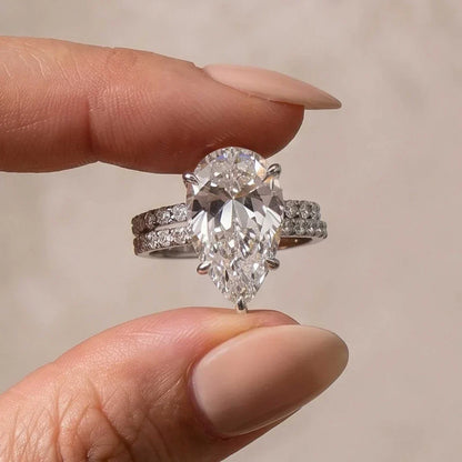 Marquise Cut Wedding Ring Set