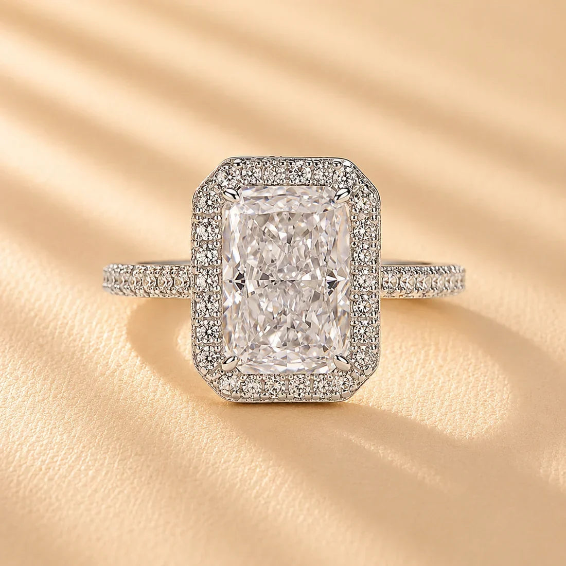 Radiant Cut Vintage Ring For Everyday Wear