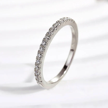 Half Eternity Thin Women's Wedding Band