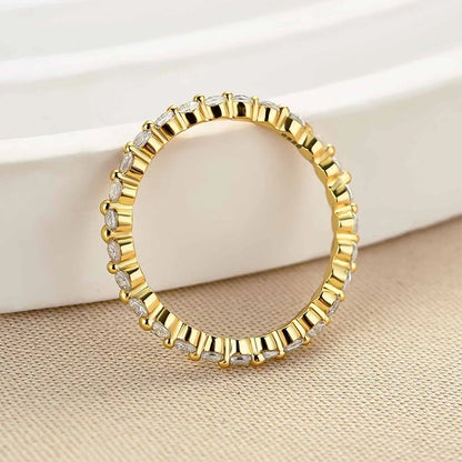 Round Cut Full Eternity Classic Ring