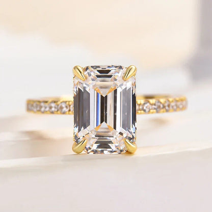 Classic Emerald Cut Engagement Ring