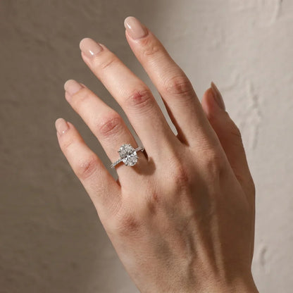 Oval Cut Promise Ring For Women