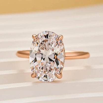 Exclusive Oval Cut Engagement Ring