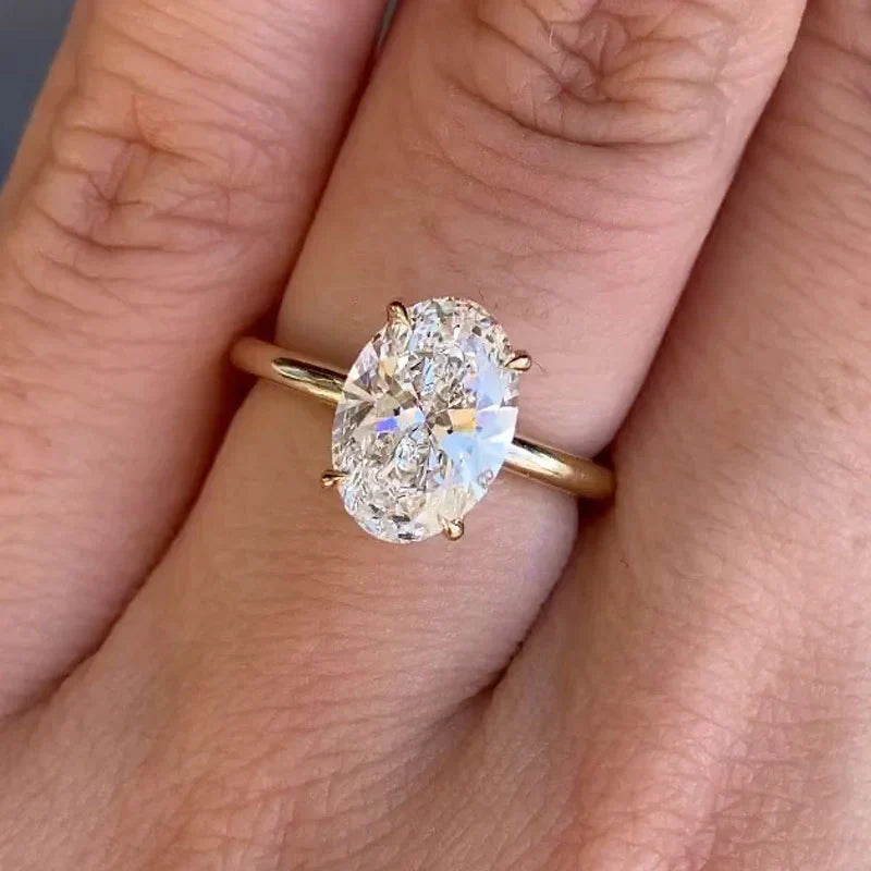 Exclusive Oval Cut Engagement Ring