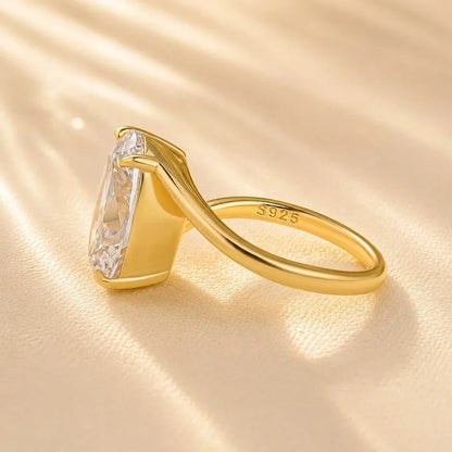 Unique Oval Cut Engagement Ring for Women