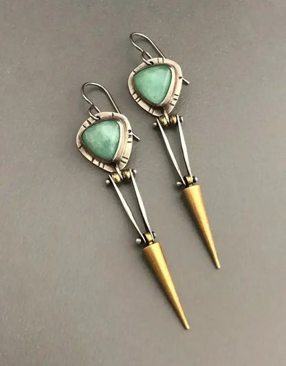 Vintage Nature Stone Earrings