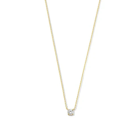 ClÃ©a Moissanite Stone Necklace