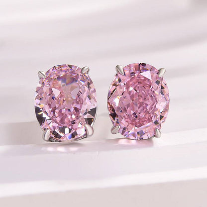 Classic Oval Cut Stud Earrings