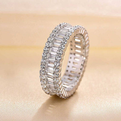 Emerald Cut Women's Wedding Ring