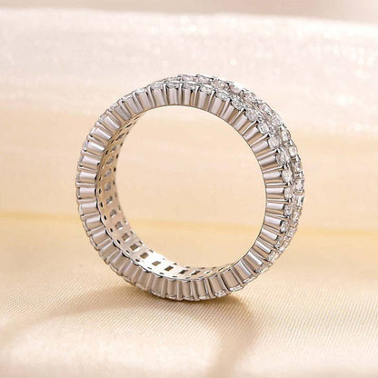 Emerald Cut Women's Wedding Ring