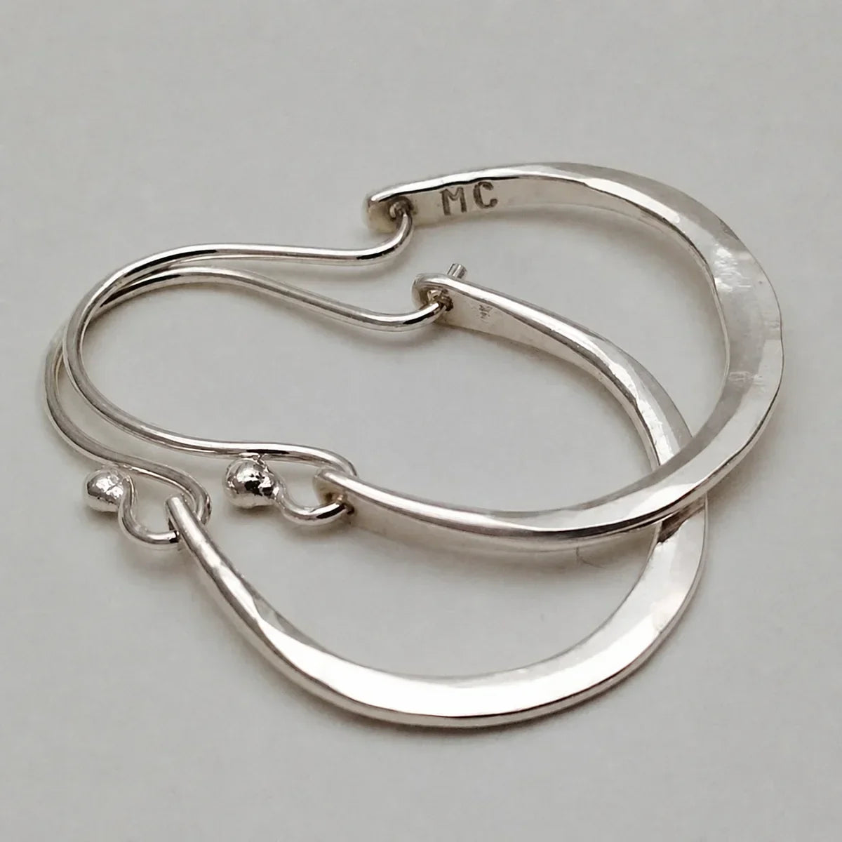 Minimal Silver Hoop Earrings