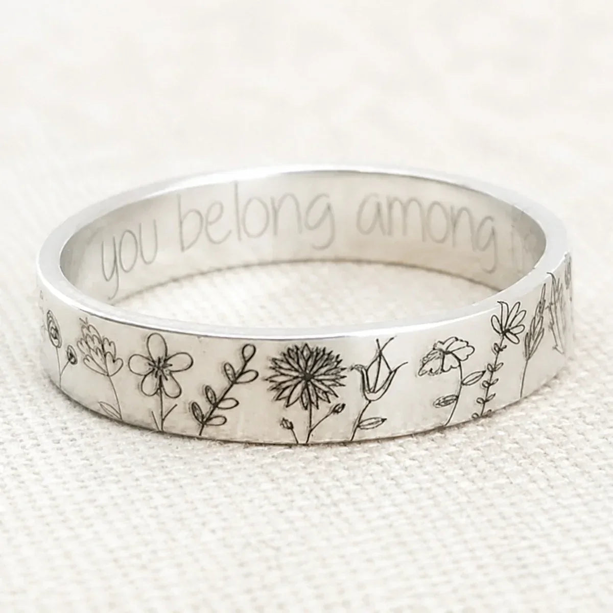 Minimalist Silver Band Ring