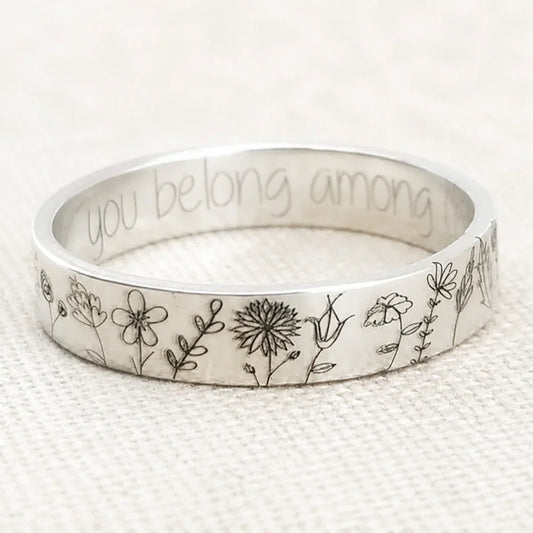 Minimalist Silver Band Ring